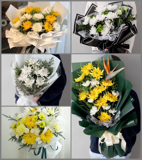 河南南阳新野县城郊乡团结村白事花束代送